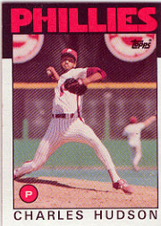 1986 Topps Baseball Cards      792     Charles Hudson